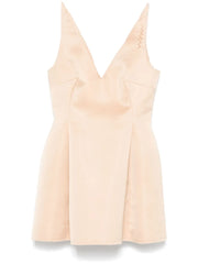 duchess satin mini dress