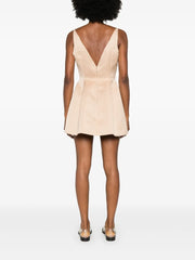 duchess satin mini dress