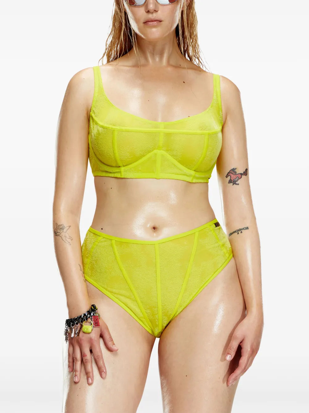 x Savage x Fenty flocked bra