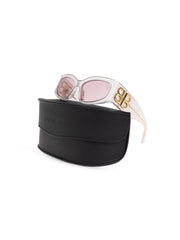 Bossy butterfly-frame sunglasses