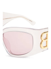 Bossy butterfly-frame sunglasses