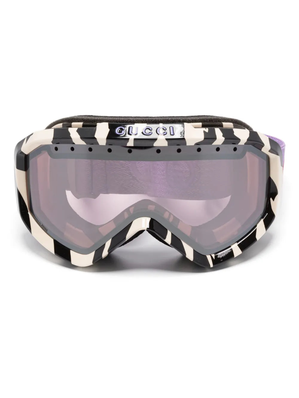zebra-print ski goggles