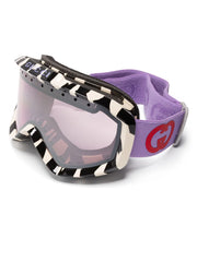 zebra-print ski goggles