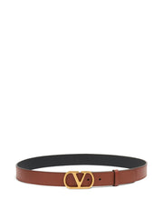 Vlogo Signature Leather Belt
