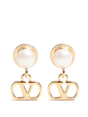 VLogo earrings