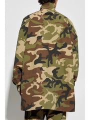 camouflage-print jacket