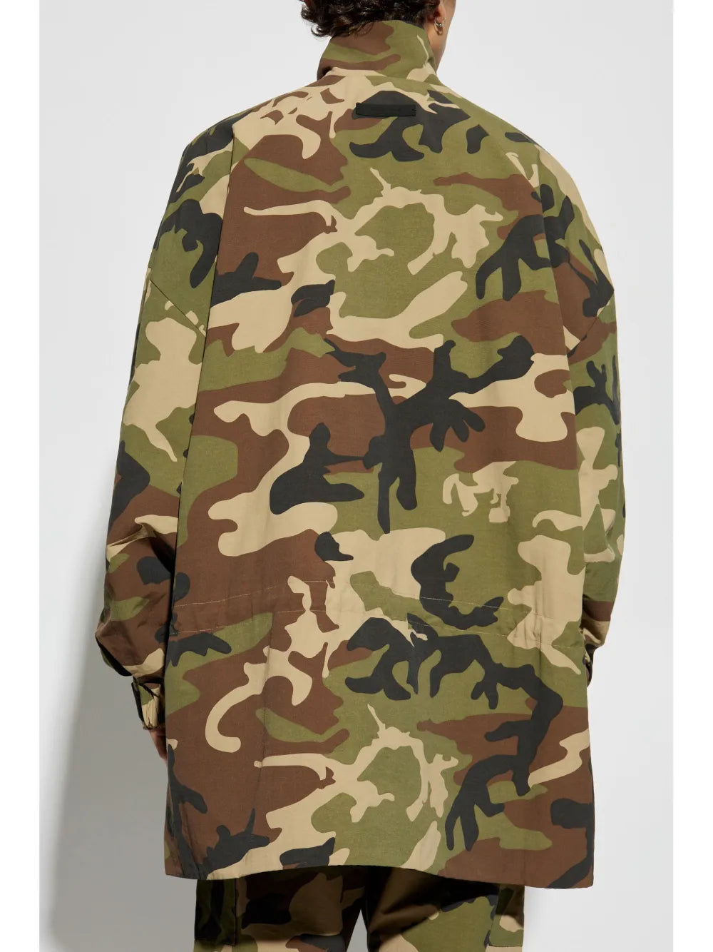 camouflage-print jacket