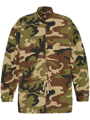 camouflage-print jacket