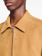 suede bomber jacket