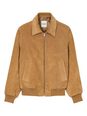 suede bomber jacket