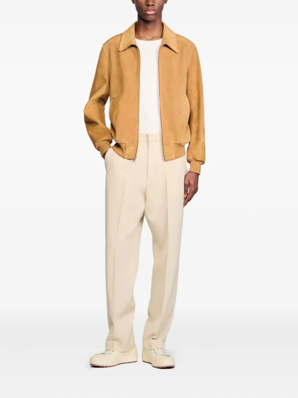 suede bomber jacket