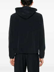zip-up hooded jacket