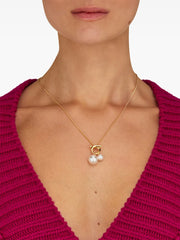 double pearl necklace