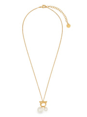 double pearl necklace