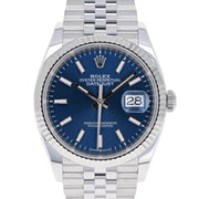 Rolex | Datejust | 126234 | Steel | 36 x 44 mm | Steel | Blue | Automatic