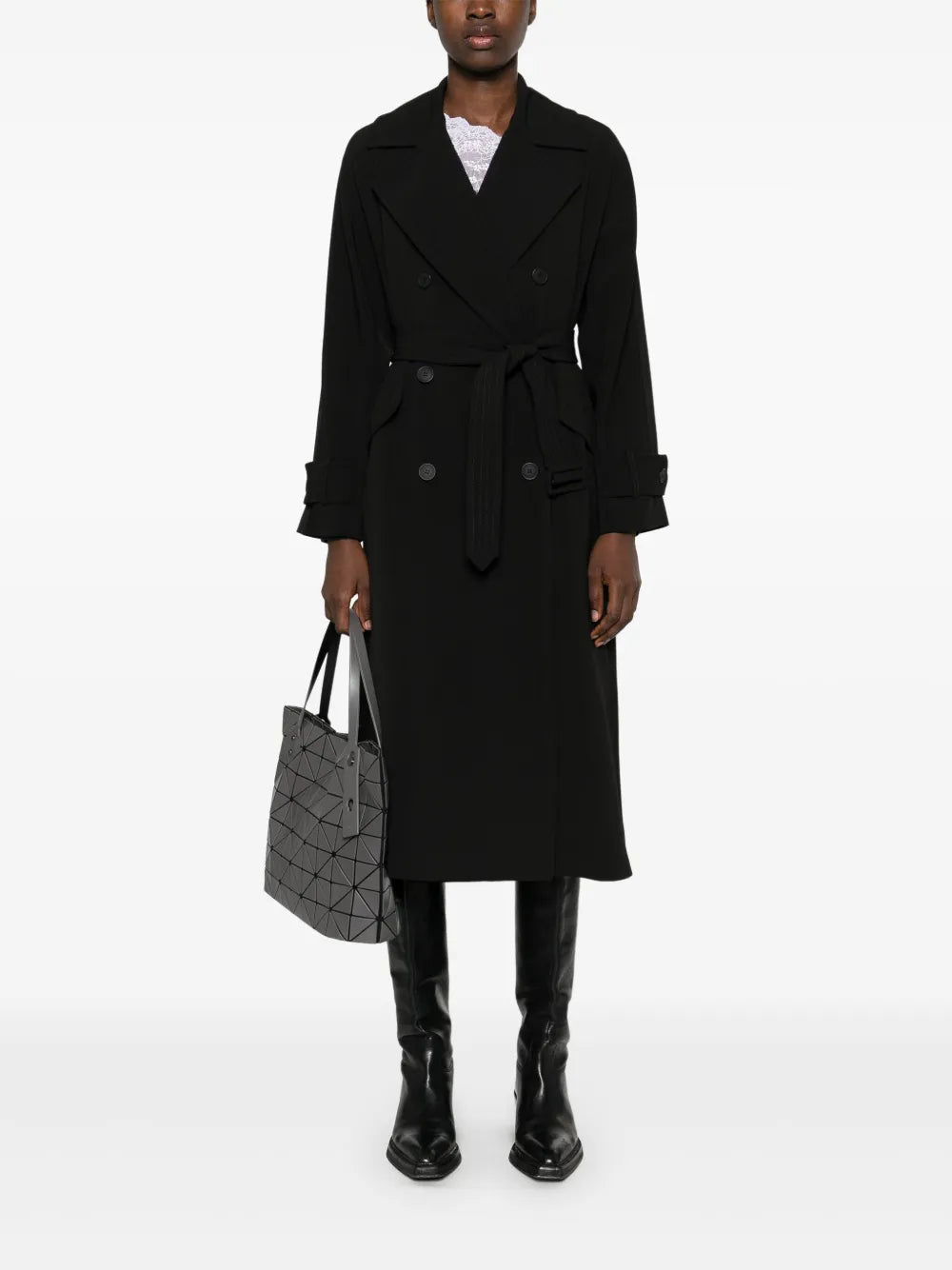 belted trench coat