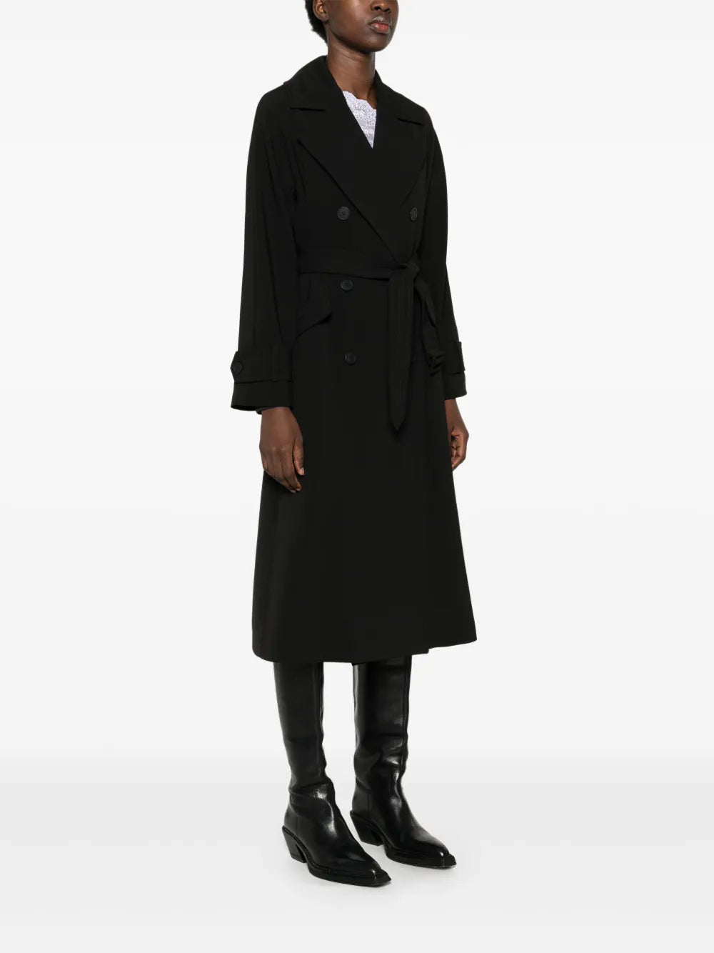 belted trench coat