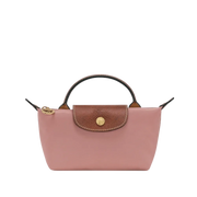 Longchamp Le Pliage Original Pouch with handle Pink Tea - Recycled canvas