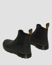 Embury Leather Casual Chelsea Boots - Black - Mens