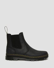 Embury Leather Casual Chelsea Boots - Black - Mens