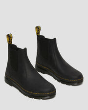 Embury Leather Casual Chelsea Boots - Black - Mens