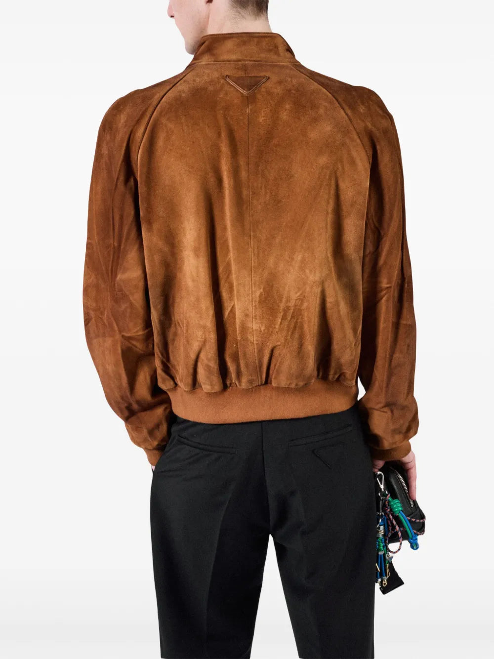 suede bomber jacket