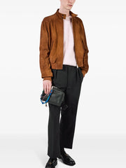 suede bomber jacket