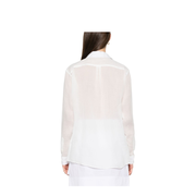 White Double Collar Shirt