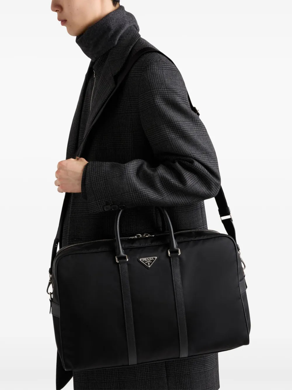 leather luggage bag