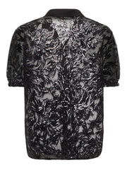 sequin embellishment shirt