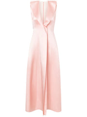 satin midi dress