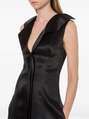 satin midi dress