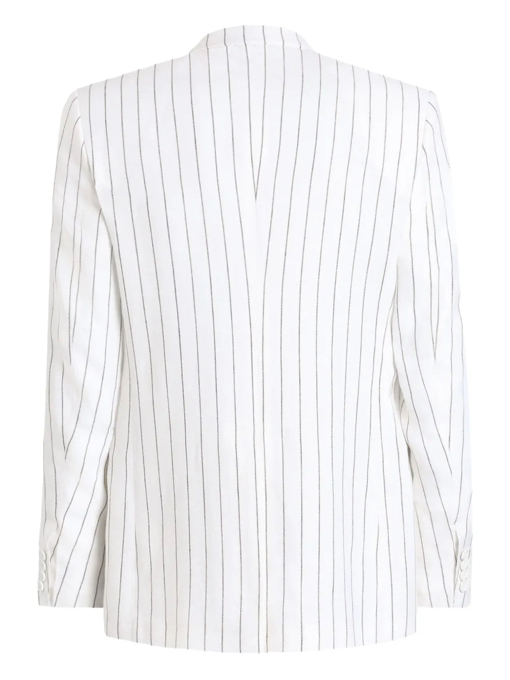 pinstriped blazer