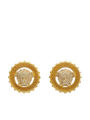 Medusa '95 crystal stud earrings