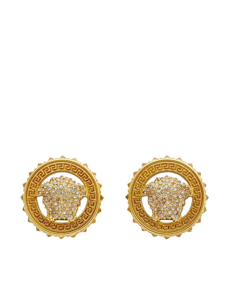 Medusa '95 crystal stud earrings