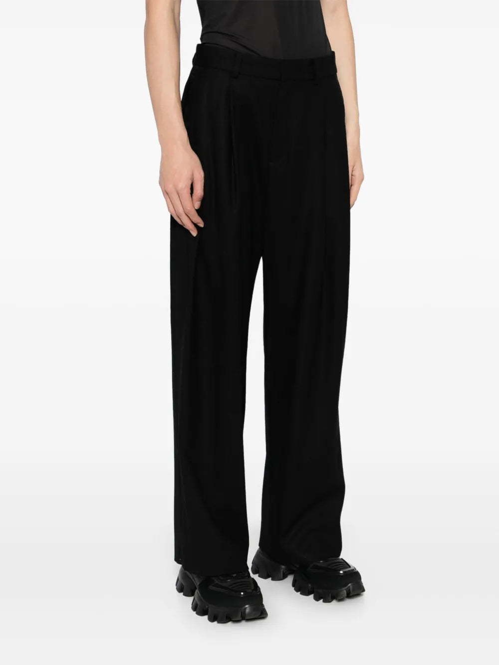 double-tuck trousers