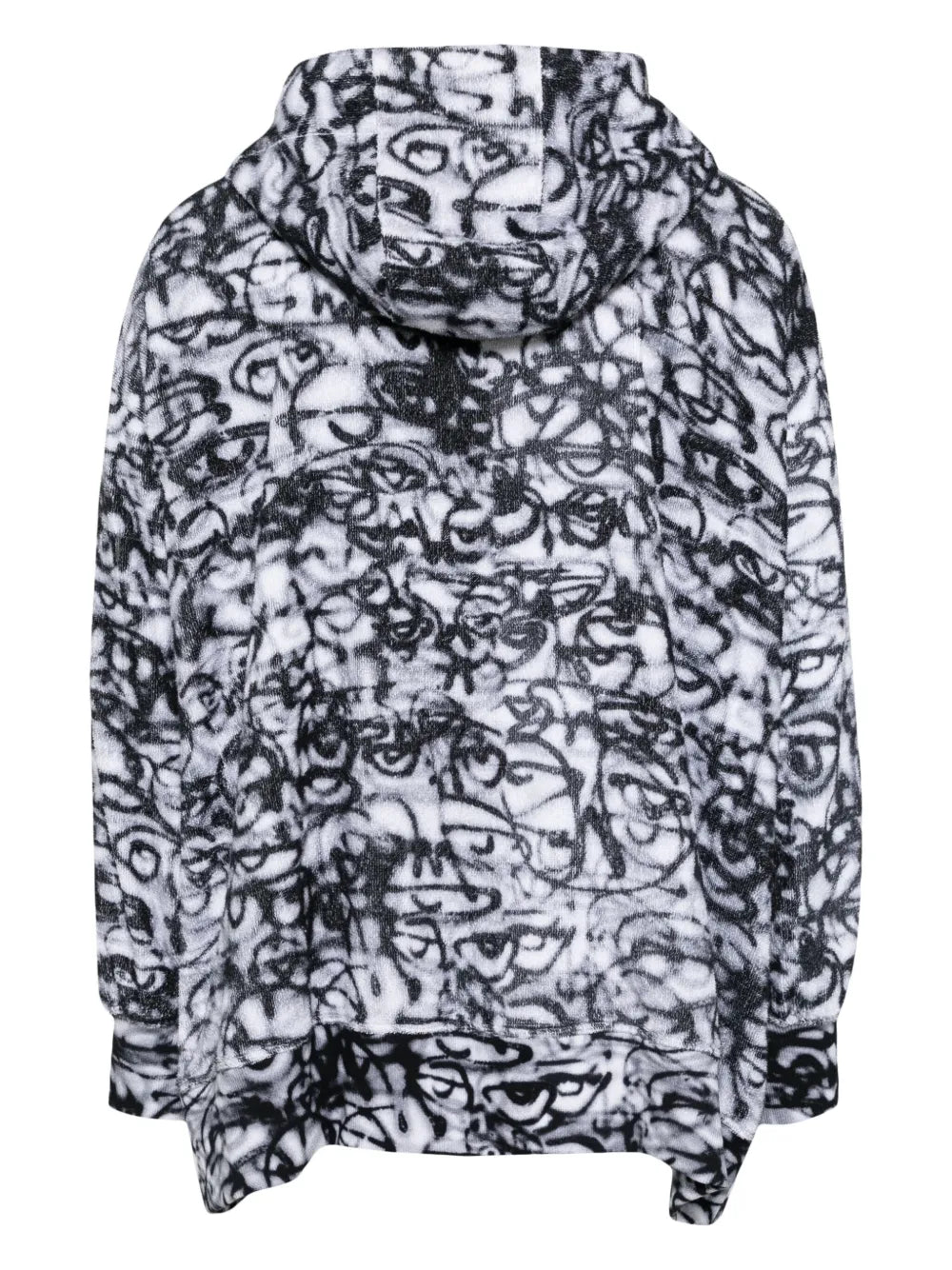 zip-up hooded jacket