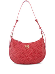 monogram-pattern shoulder bag
