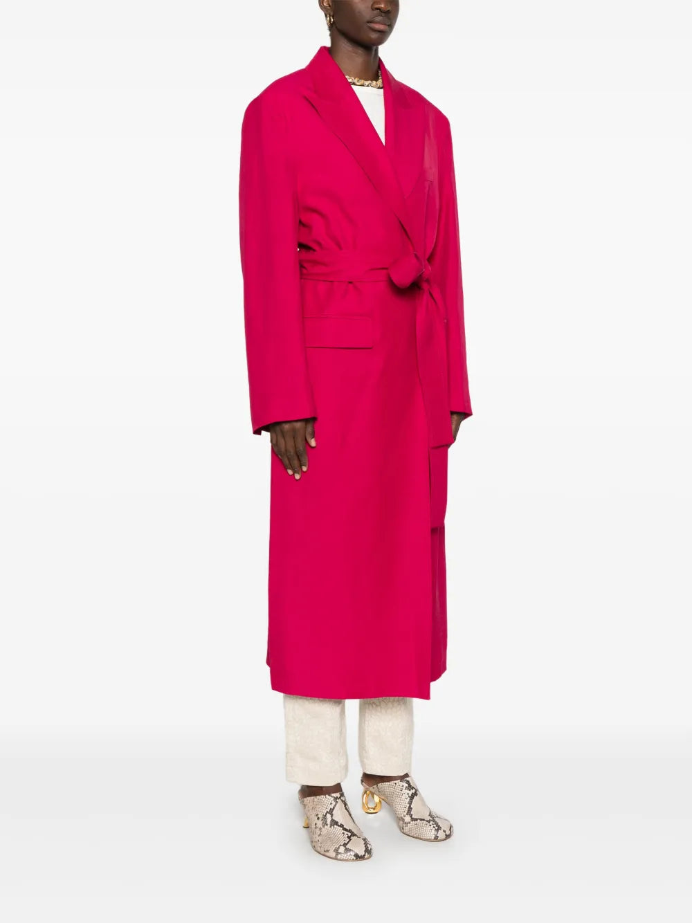 belted trench coat