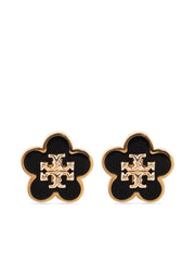 logo-engraved earrings