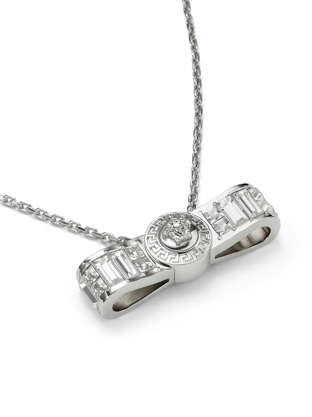 Gianni Ribbon crystal pendant necklace