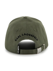 logo-embroidered cotton cap