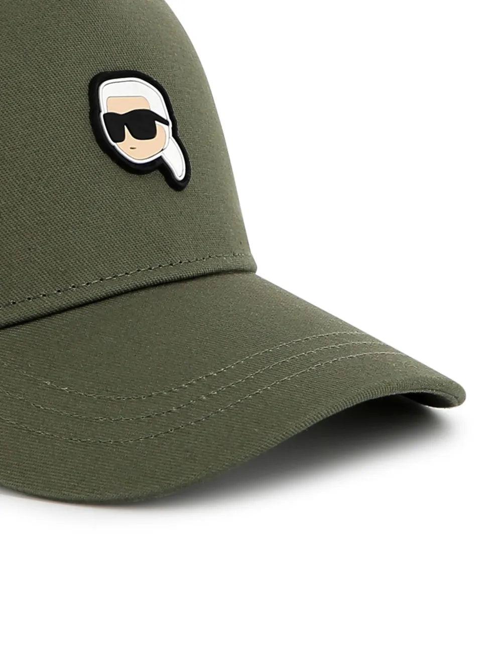 logo-embroidered cotton cap