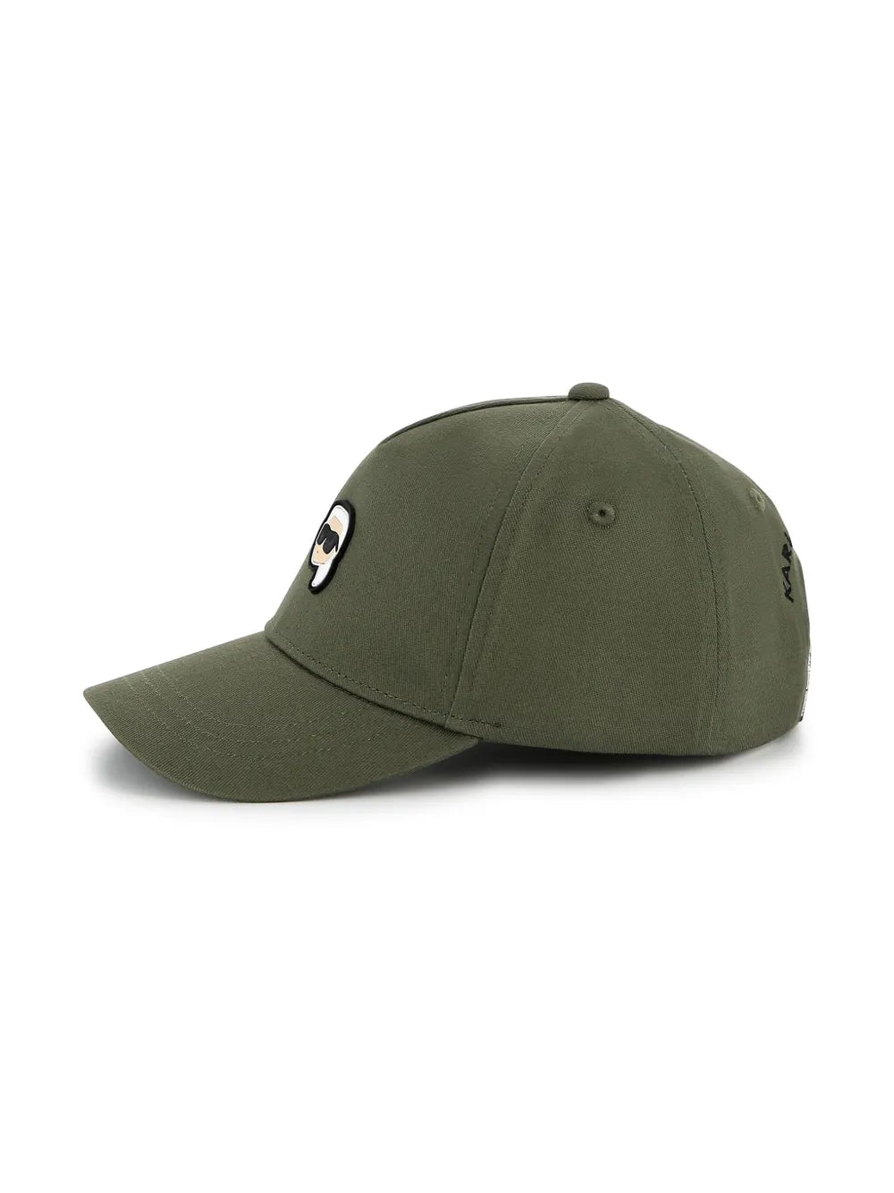 logo-embroidered cotton cap