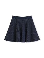 striped skater skirt