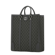GG Supreme Fabric and Leather Ophidia Shopping Bag