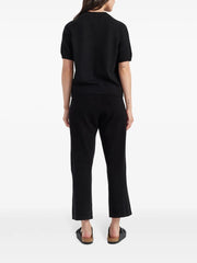 wide-leg cropped trousers