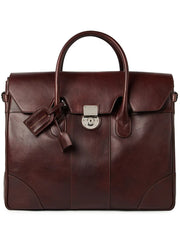 leather luggage bag