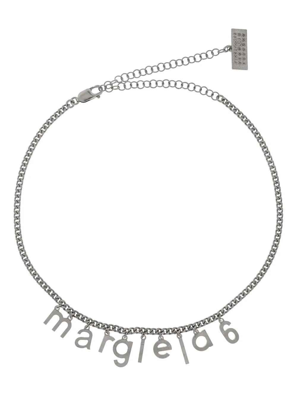 logo-lettering necklace
