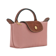 Longchamp Le Pliage Original Pouch with handle Pink Tea - Recycled canvas
